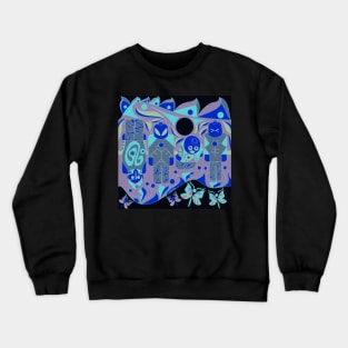 brick alien football toys ecopop Crewneck Sweatshirt